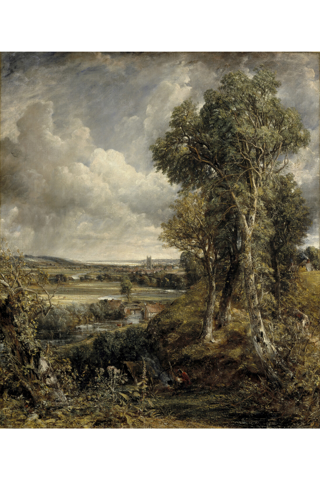 John Constable The Vale of Dedham, 1826 56 7/8 x 48 inches, NG 2016 © Trustees of the National Galleries of Scotland