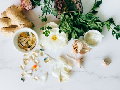 A plethora of magnesium sources include garlic, ginger, supplements and leafy green vegetables
