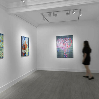 Various artists, Interweave, exhibition view. Courtesy of Gazelli Art House