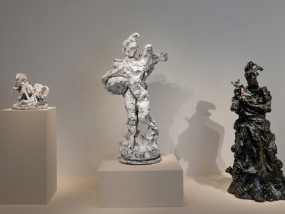 Manu-facture: the ceramics of Lucio of Fontana, exhibition view. Courtesy of Peggy Guggenheim Collection