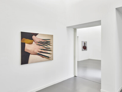 Lyn Liu, H-dropping, exhibition view. Courtesy of Kasmin Gallery