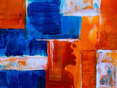 Creation emerging in the form of a painting