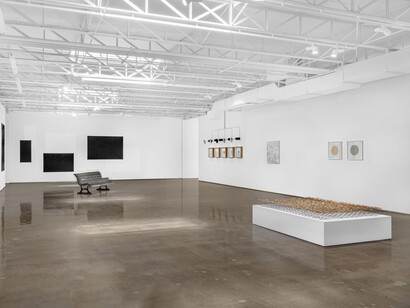 Nadia Kaabi-Linke, We didn’t know we’re ready, exhibition view. Courtesy of Piero Atchugarry Gallery