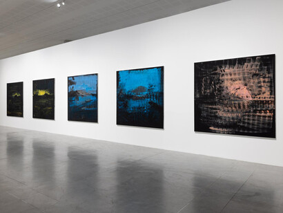 Eti Jacobi Lelior, Monkeys in the mist, exhibition view. Courtesy of Tel Aviv Museum of Art