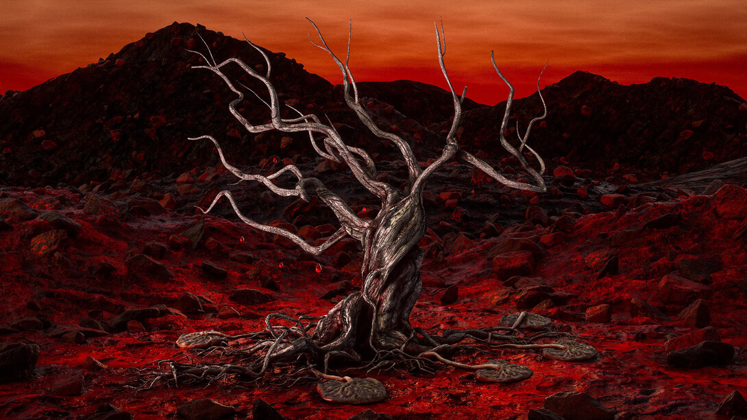 Aideen Barry, The bleeding tree (detail). Courtesy of Molesworth Gallery