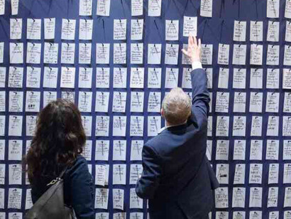 A Monument for the Anxious and Hopeful. Courtesy of The Rubin Museum of Art