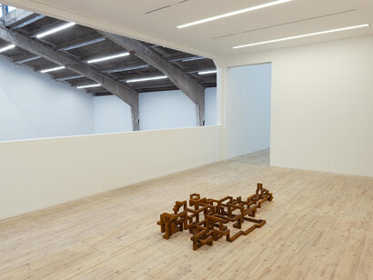 Antony Gormley, Body buildings, exhibition view. Courtesy of Galleria Continua
