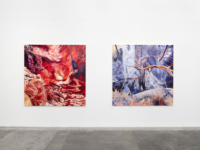 Installation view of the exhibition Atmosphere by Melinda Braathen at Baert Gallery.
Courtesy Melinda Braathen 
and Baert Gallery. Photo by 
Paul Salveson