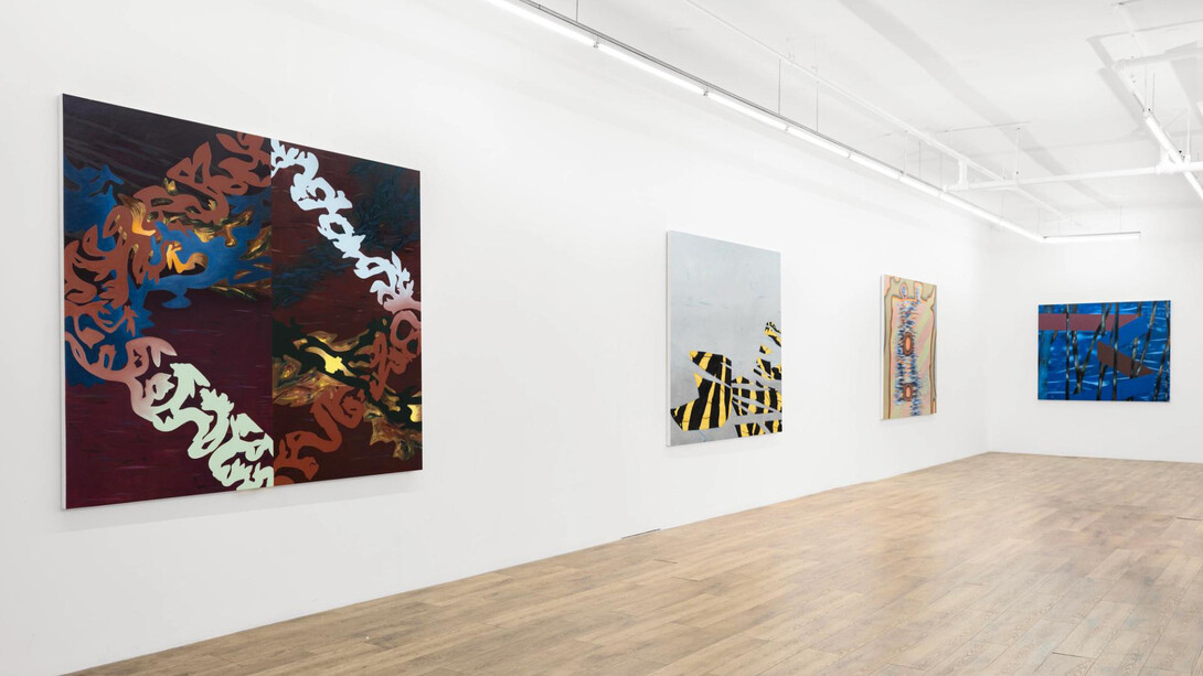 Kathryn Kerr, Vase Water, exhibition view. Courtesy of Lomex Gallery