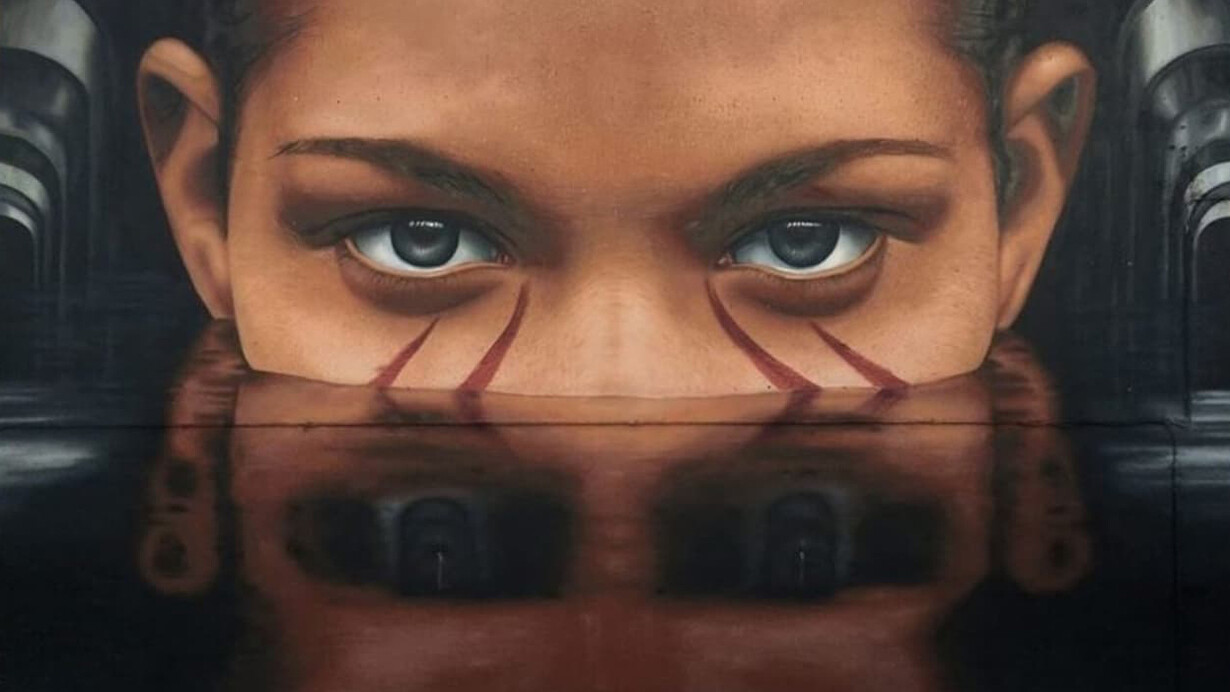 Jorit (Ciro Cerullo), La Sibilla Cumana dipinta sul palazzo dei vigili urbani a Bacoli