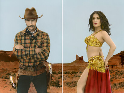 Youssef Nabil, I Saved My Belly
Dancer #XXIII, 2015, Hand coloured gelatin silver print © Courtesy of the artist and Galerie Nathalie Obadia, Paris/Bruxelles