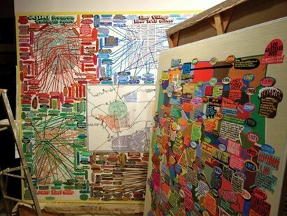 Loren Munk, Studio Interior, 2013