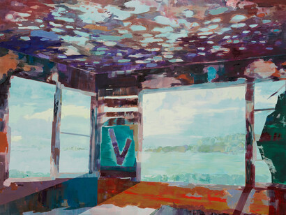 Michelle Jezierski, Vacant, 2014, Oil on canvas, 140x170 cm