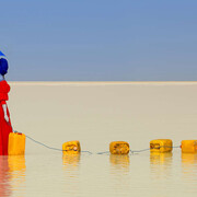 Aïda Muluneh, The shackles of limitations, 2018. Courtesy of Jakopič Gallery