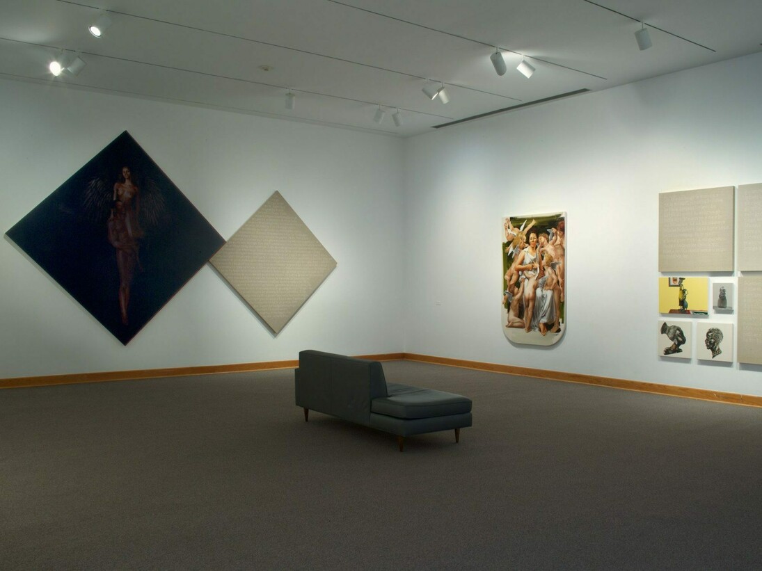 Meleko Mokgosi, Exhibition view. Courtesy of WCMA