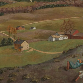 Molly Luce, Reading from Frost, circa 1932. Courtesy of Childs Gallery