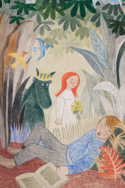 Tove Jansson, The blue bird (detail). Courtesy of HAM 