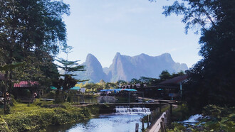 Southeast Asia unfolds its beauty through the varied landscapes of Thailand, Laos, Vietnam, and Cambodia