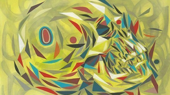 Tim Biskup, Doom Loop #24, 2012 acrylic on paper 31x41cm Courtesy Antonio Colombo Gallery