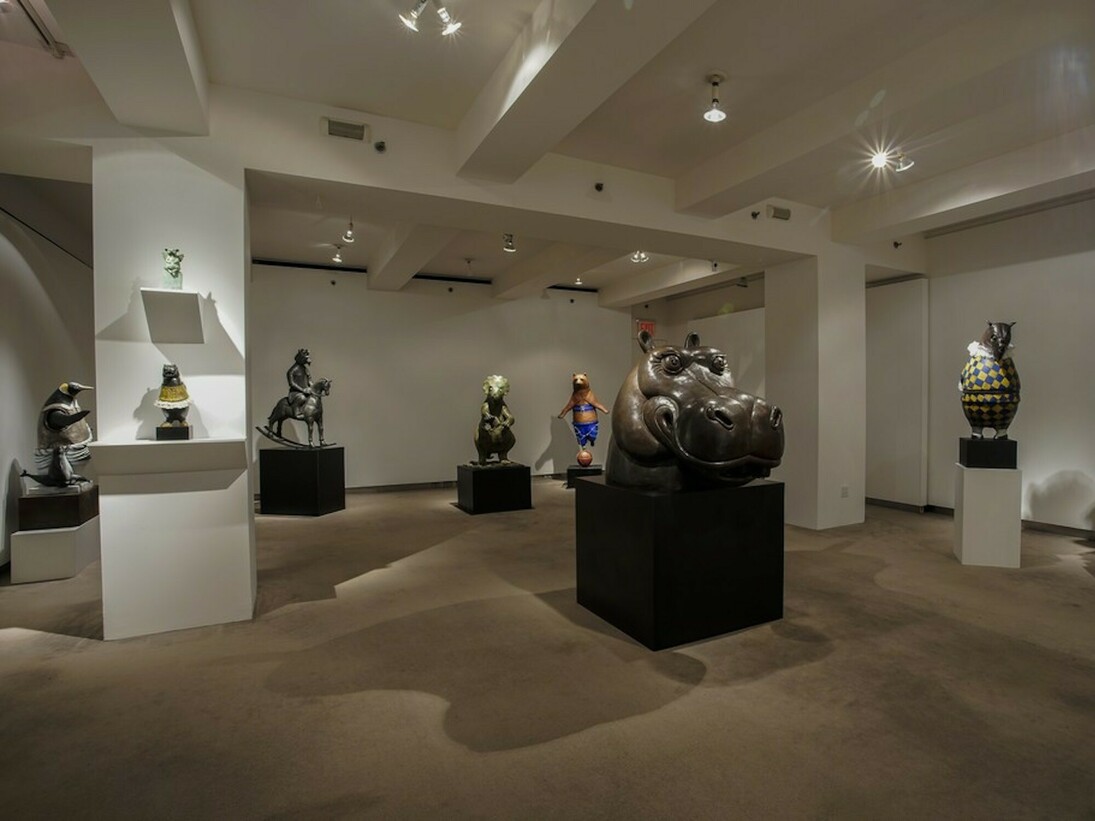 Bronze Creatures Great and Small, Exhibition view. Courtesy of Cavalier Galleries