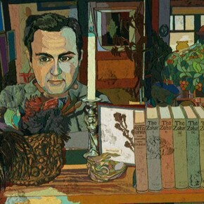 Jess, The Enamord Mage: Translation #6, 1965, Oil on canvas over wood 24 1/2 x 30 in. Collection of The M. H. de Young Memorial Museum, Fine Arts Museums of San Francisco