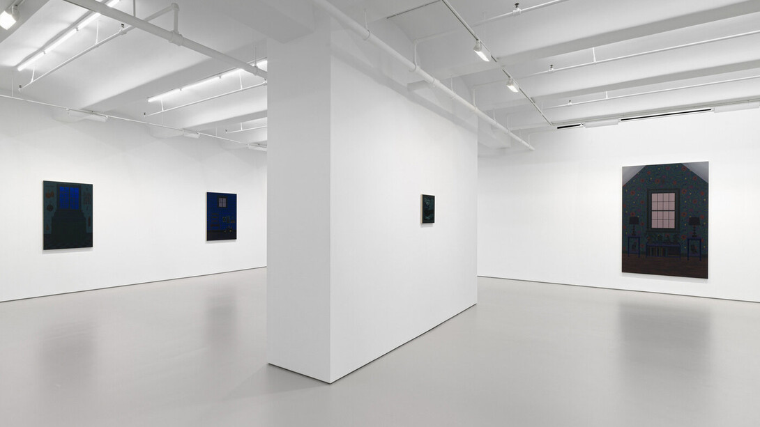 Becky Suss, Night house, exhibition view. Courtesy of Jack Shainman Gallery