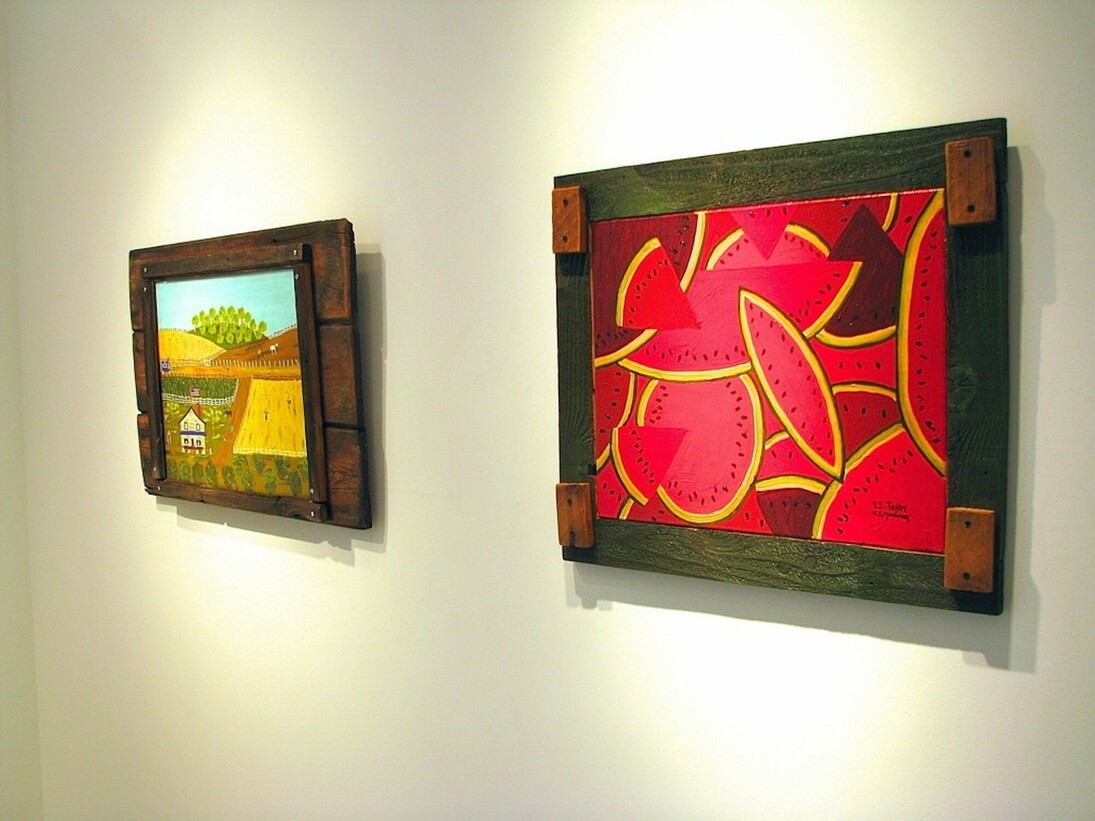 Elias Telles. Paintings, Exhibition view. Courtesy of Beth Urdang Gallery