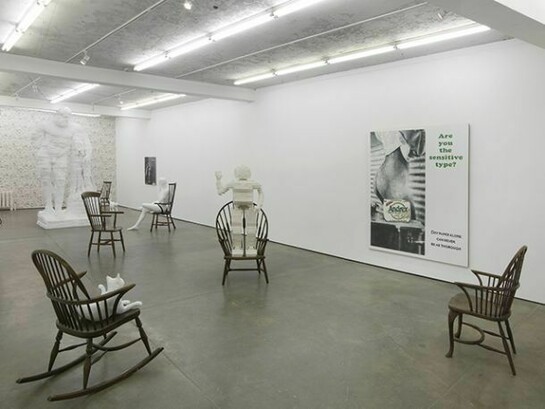 Matthew Darbsyshire. Bureau, Installation view, courtesy of Herald St, London