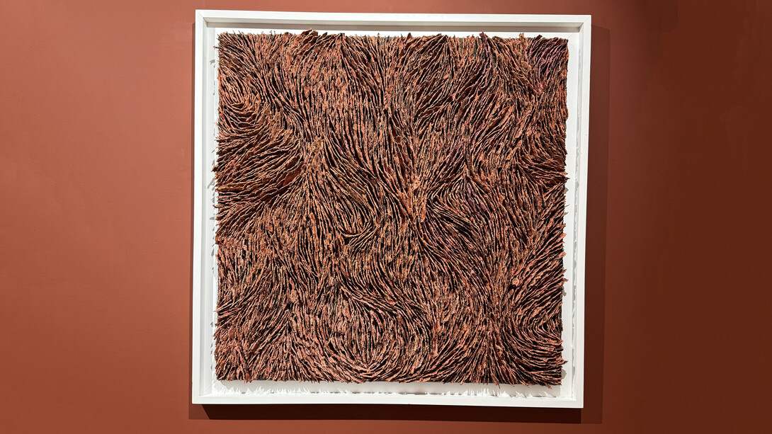 Khadija Jayi, Après le feu, vue d'exposition. Avec l'aimable autorisation du Comptoir des Mines Galerie