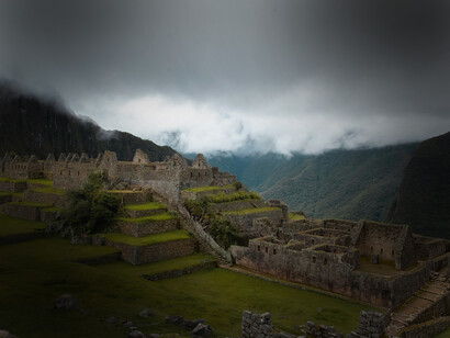 Meraviglie del mondo moderno. Machu Picchu è il monumento simbolo della civiltà Inca, indicata come una delle sette meraviglie del mondo moderno