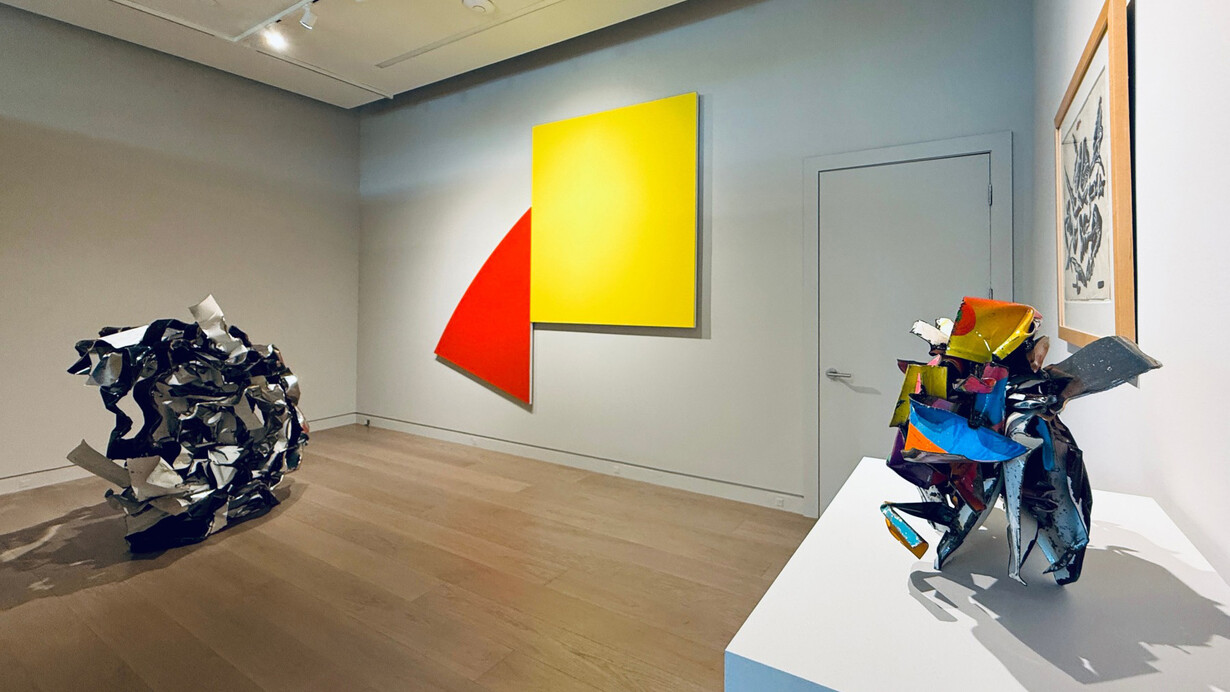 Various artist, Postwar abstraction. Movement and form, exhibition view. Courtesy of Acquavella Galleries