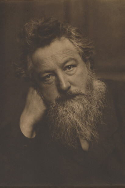 William Morris by Frederick Hollyer, 1884, © National Portrait Gallery, London
