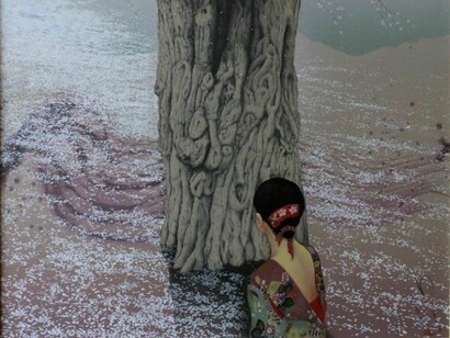 Kyosuke Tchinai, Fin du printemps, 77cm x 100cm, © Kyosuke Tchinai and Gallery Elena Shchukina