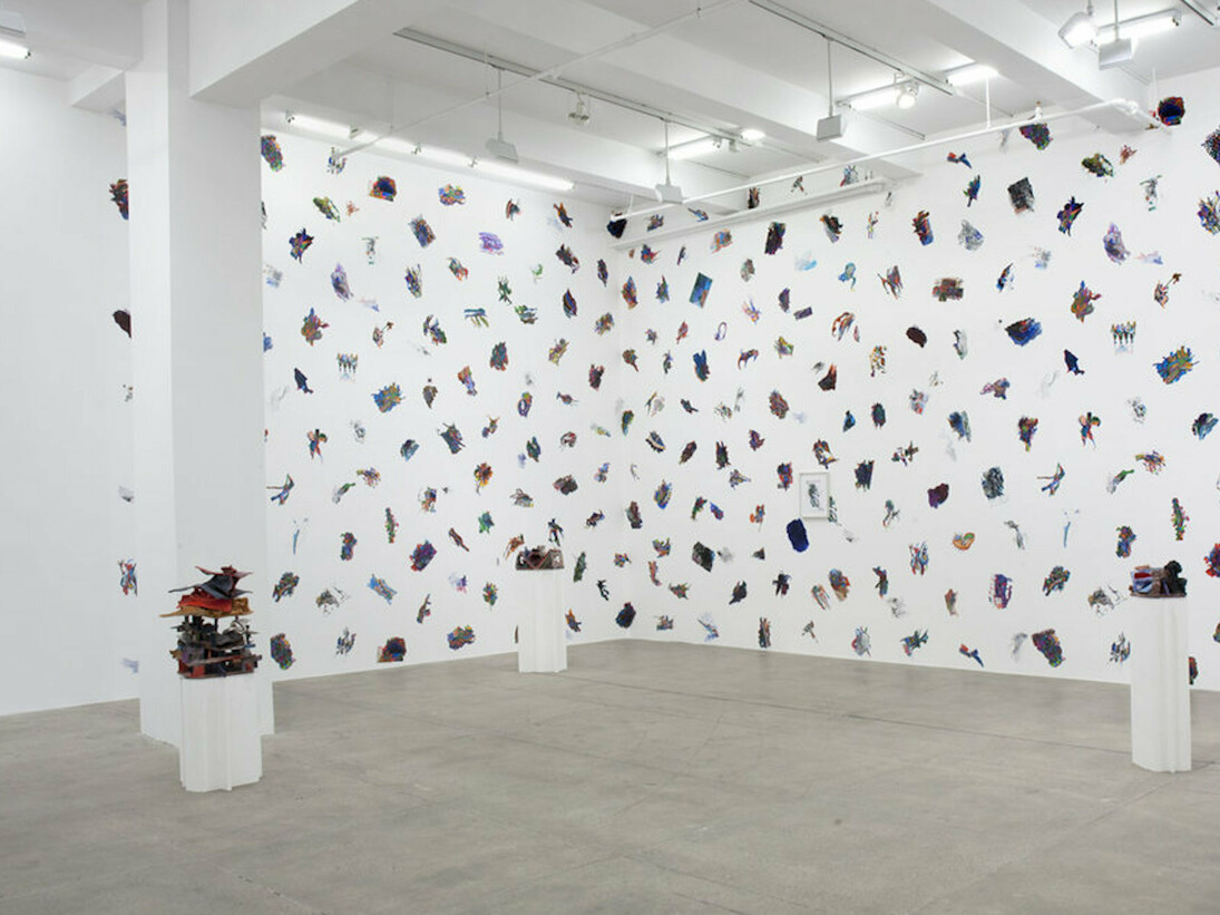 Edi Rama, Exhibition view. Courtesy of Marian Goodman Gallery