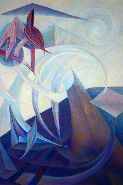 Duane Bousfield, Cardinal song, 2023. Courtesy of Upsilon Gallery 