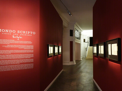 Bob Dylan, Mondo Scripto. Courtesy of Halcyon Gallery