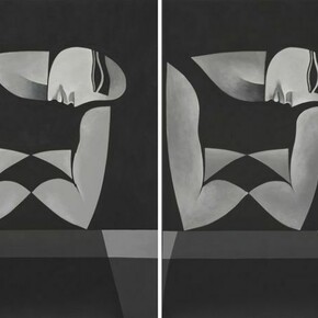 Safwan Dahul 'Dream 59', 2013, Acrylic on Canvas 120 X 800 cm, Courtesy of the artist and Ayyam Gallery