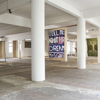 Fredj Moussa, Tell me about your dream mosque, exhibition view. Courtesy of Selebe Yoon Gallery