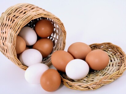 Cesta de huevos