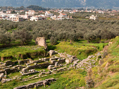 Antica città di Sparta: è una città della Grecia situata nel Peloponneso meridionale, sulla destra del fiume Eurota tra i rilievi del Parnone a est e del Taigeto a ovest nell'unità periferica della Laconia