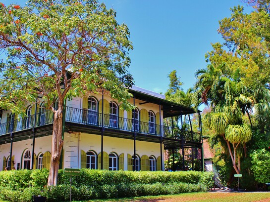 "Hemingway House Key West, Florida United States" by Michelle Maria, available under CC BY 3.0. Cropped from original