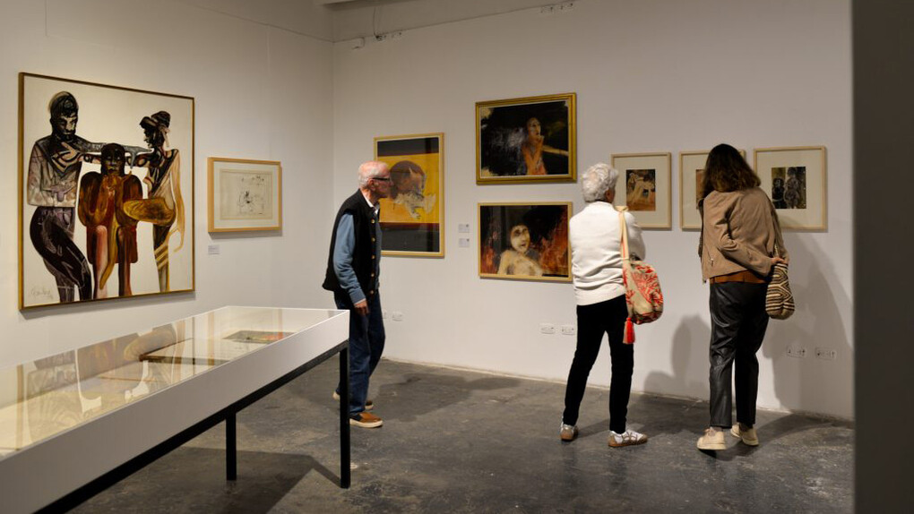 Varios artistas, Otros testimonios: Alcántara – Giangrandi – Góngora – Quijano – Mejía – Rendón – Taller 4 Rojo – Graficario de la lucha popular, vista de exhibición. Cortesía de Espacio El Dorado