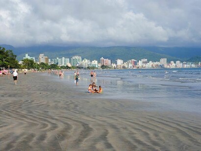 Praia, fotografia Carlos Henrique Schroeder