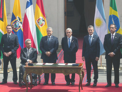 The Forum for the Progress of South America (Prosur) is an international organization created in 2019