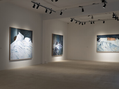 Sanae Arraqas, Litotes, vue de l'exposition. Avec l'aimable autorisation de la Galerie MCC