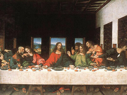 «La última cena» (1495-1498), Leonardo da Vinci