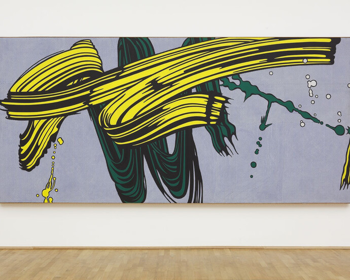 Roy Lichtenstein, Yellow and Green Brushstrokes, 1966
© The Estate of Roy Lichtenstein/ VG Bild-Kunst, Bonn 2017, Foto/photo: Axel Schneider