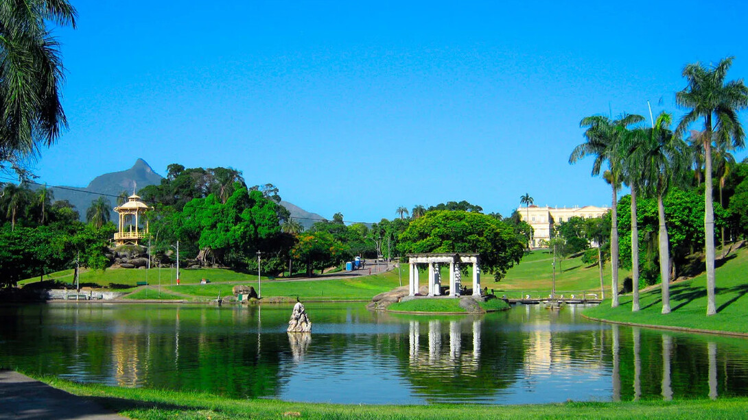 Vista da Quinta da Boa Vista, no bairro de São Cristóvão, Zona Central do Rio de Janeiro