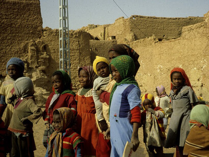 Gente e bambini di Adrar