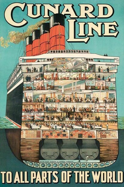 Cunard Line, manifesto navale